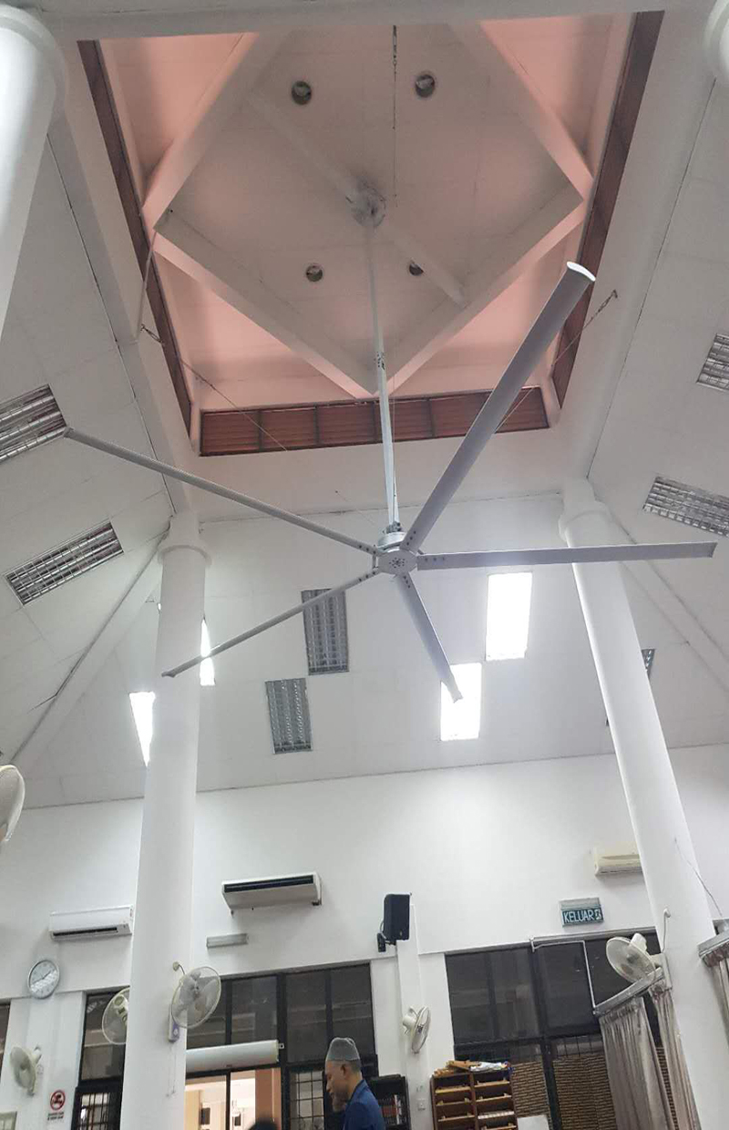 Church big industrial ceiling fans
