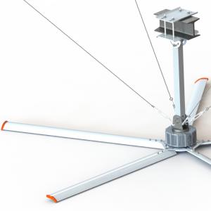ventilateurs de plafond industriels à refroidissement par air