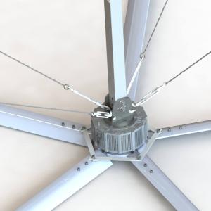 ventilateurs de plafond industriels hvls avec haute technologie