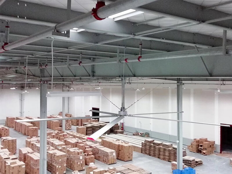 qixiang nouveau type grands ventilateurs de plafond industriels pour local commercial